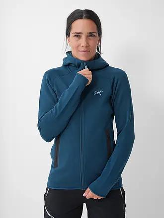 ARCTERYX | Chaqueta polar con capucha Kyanite para mujer | dunkelblau